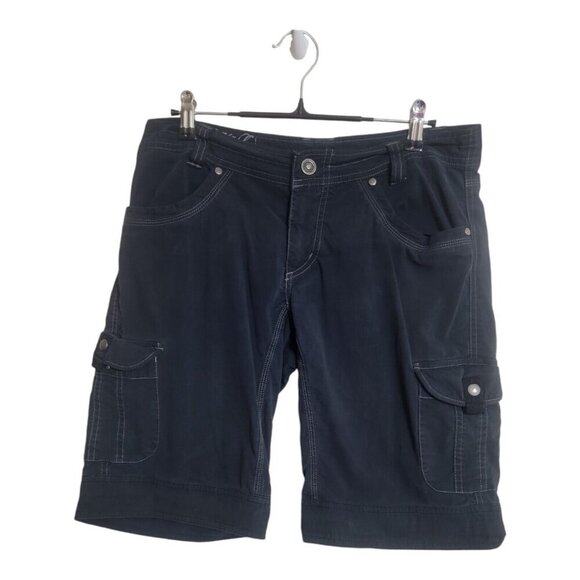 Kuhl Pants - Kuhl Shorts Women 6 Black Splash 11" Bermuda Cargo Gorpcore Utility Military